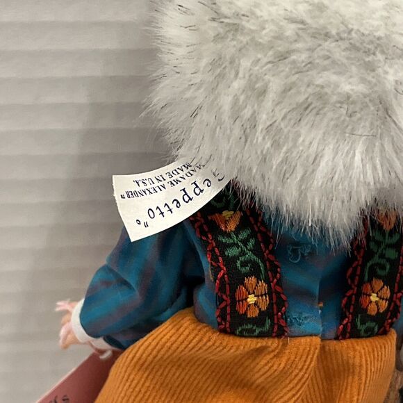 Madame Alexander Dolls 8" Geppetto & Pinocchio In Boxes- Hand Tags- Stands - Picture 10 of 13